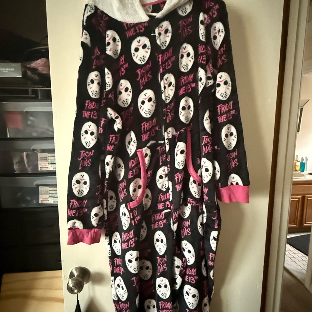 Hooded Friday the 13th Onesie